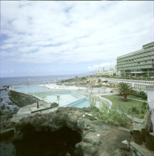 Tourism, hotel complex on Tenerife 1970