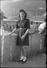 Italian internees before their departure; 1945