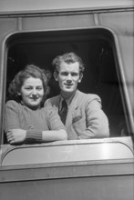 Departure; Polish internees leave Switzerland in 1945