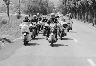 Tour de Suisse 1968: Motorized Army Police