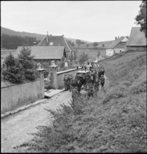 WW 2: funeral of Mr. Vallet, Les Verrieres de Joux 1943