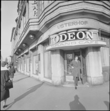 Entrance of Café Odeon, Zurich 1962