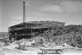 WW 2: air attack on brick factory, Thanygen 1944