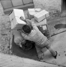 WW 2: economy of war. collection of human hair, hairs