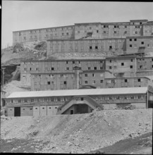 Power station construction, Moiry workers' housing estate 1956