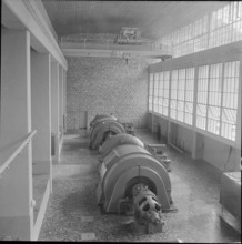 Turbine room, Ernen power station 1955