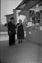 Scene from the Langstrasse in Zurich 1949