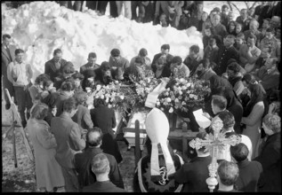 Lawine in Frasco, Verzasca valley, 1951