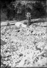 Lawine in Frasco, Verzasca valley, 1951