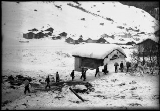 Avalanche in Vals, 1951