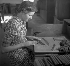Tobacco plant in the Vallée de la Broye, 1941