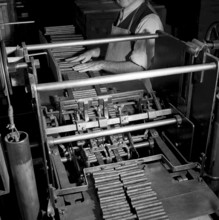 Cigarette factory Brunette, 1952