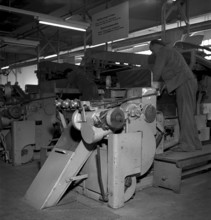 Cigarette factory Burrus, 1960