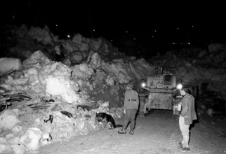 Mattmark glacial ice avalanche, search for the missing workers, persons, 1965