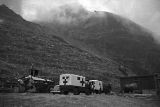 Mattmark glacial ice avalanche, search for the missing workers, persons, 1965