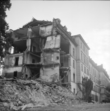 Lane in La Neuveville old town, 1947