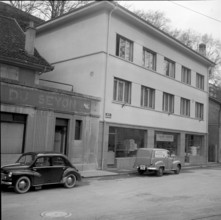 Neuchâtel, Promenade Noire and tour des prisons, 1948