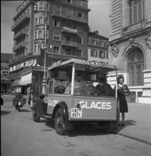 Neuhausen, demolition of the hotel Schweizerhof, 1954