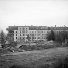 Neuhausen, demolition of the hotel Schweizerhof, 1954