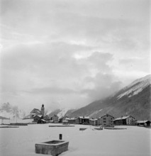 Neuhausen, demolition of the hotel Schweizerhof, 1954