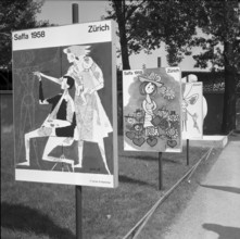 Posters of the SAFFA fair 1958