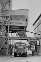 Building of a construction in concrete. Horgen 1966