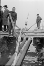 Building of a construction in concrete. Horgen 1966