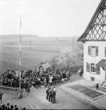 Customs office in Ramsen, April 1945