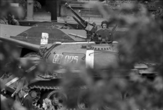 Prague 1968 after the invasion of the Warsaw Pact troops