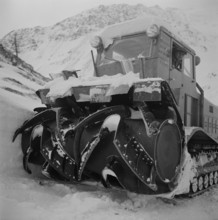 Excavation of the Simplonstrasse, 1950