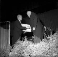 Elmer Girls, preliminary election, Kongresshaus in Zurich 1964: Heidi Abel with the participants