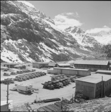 Machinery park on the Göscheneralp 1957