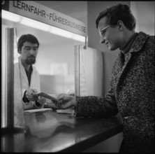 Xaver Kurmann receives his driver's license in 1969