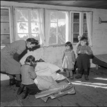 The 1000th bed of the Red Cross bed campaign, 1956
