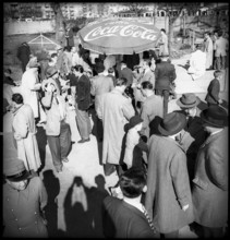 CocaCola sale during football match; 1949