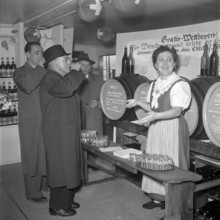 Wine exhibition in Zurich, 1953