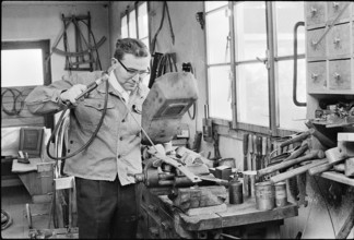 Josef Bühlmann welding in 1969