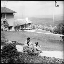 Training camp of the Swiss national football team, Magglingen 1954