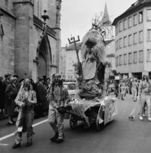 Carnival parade in Zurich, 1960