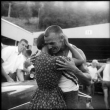 Olympic Games Rome 1960: Olympic champion Ted Nash and his wife