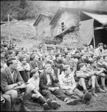 Camp for young Swiss abroad; 1944