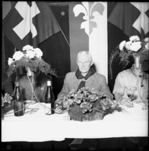 General Guisan at the Scout Delegates' Meeting, 1951