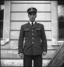 SBB employee in uniform, 1947