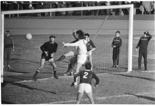 NLA 1968/69: FC Zurich  Servette FC; goalkeeper Barlie