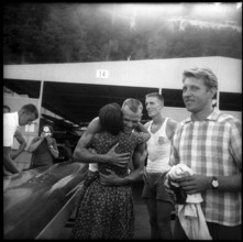 Olympic Games Rome 1960: Olympic champion Ted Nash and his wife