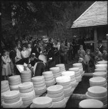 Cheese sharing in the Justistal, 1958