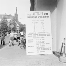 Advertisement for Autosilo Basel 1956