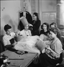 Preparation for the Catherinettes' Ball, 1942