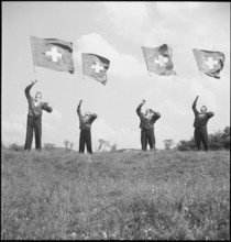 Flag waving, Federal Yodeling Festival 1949