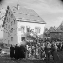 Inauguration of the Coccinella House, Pestalozzi Children's Village Trogen 1955